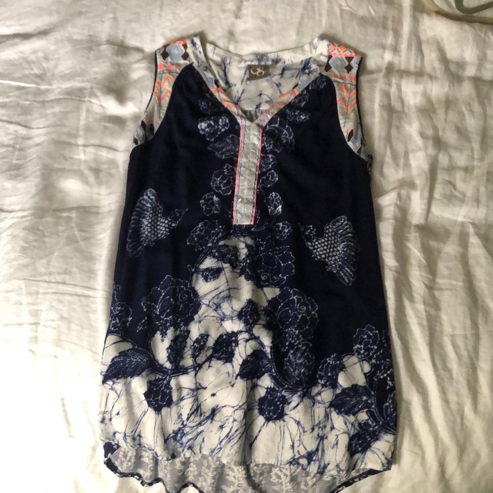 Navy blue tunic